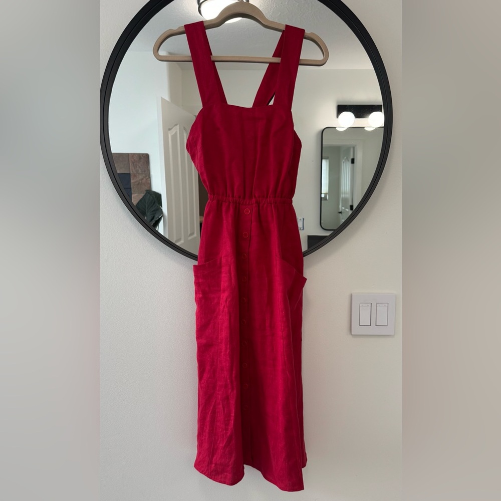 Reformation Linen Dress - size small